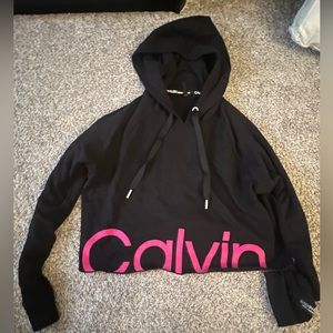 Calvin Klein Cropped Sweatshirt.